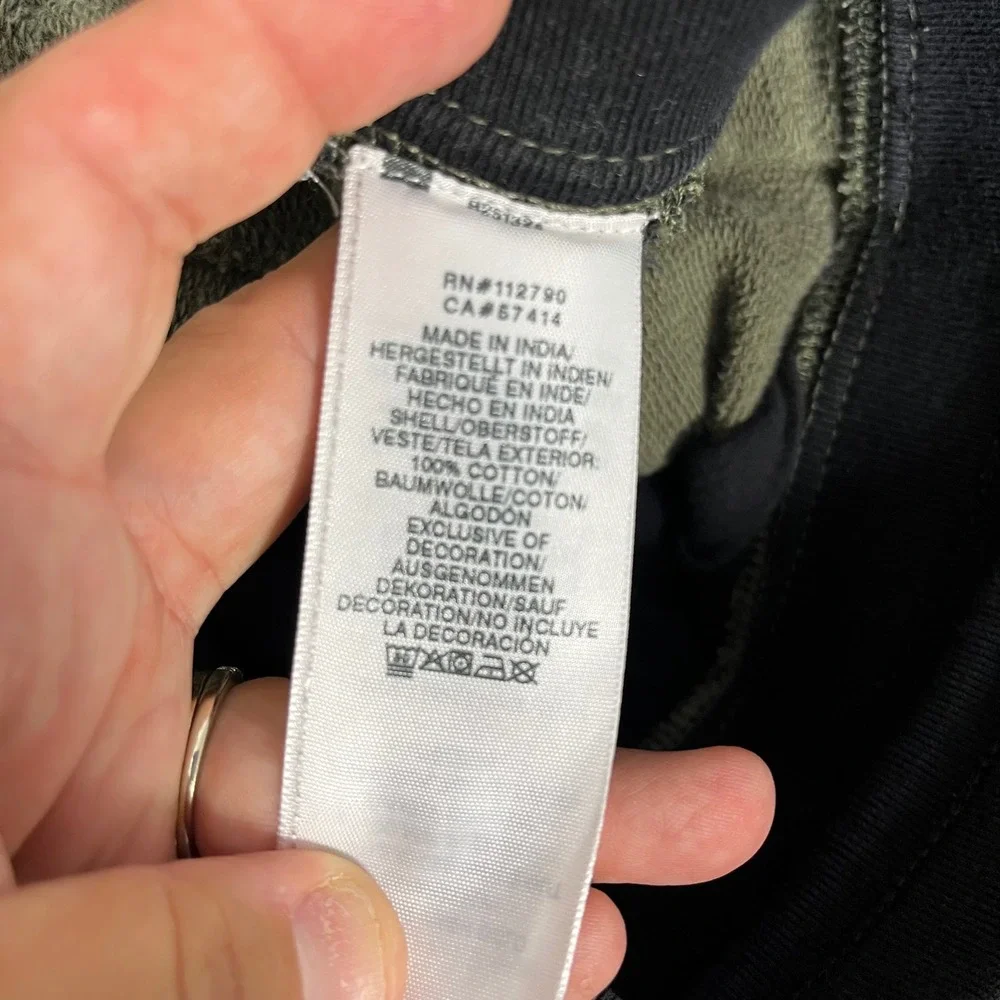 True‎ Religion Pants Men's Green Monogram Jogger Tapered Pockets Size Large